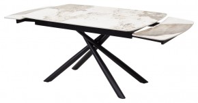 Стол RIVOLI 140 GLOSS LUXURY PANDORA SOLID CERAMIC / BLACK, ®DISAUR в Губкинском - gubkinskiy.mebel24.online | фото 6