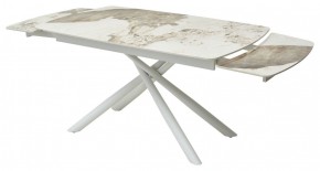Стол RIVOLI 140 GLOSS LUXURY PANDORA SOLID CERAMIC / WHITE, ®DISAUR в Губкинском - gubkinskiy.mebel24.online | фото 8