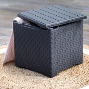 Стол с функцией хранения Виго (Vigo storage box) графит в Губкинском - gubkinskiy.mebel24.online | фото 1