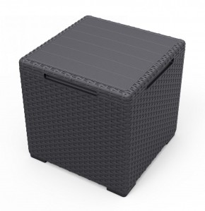 Стол с функцией хранения Виго (Vigo storage box) графит в Губкинском - gubkinskiy.mebel24.online | фото 2