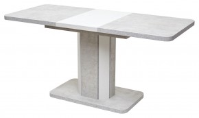 Стол STORK 120 Белый бетон/ Белый М-City в Губкинском - gubkinskiy.mebel24.online | фото 1