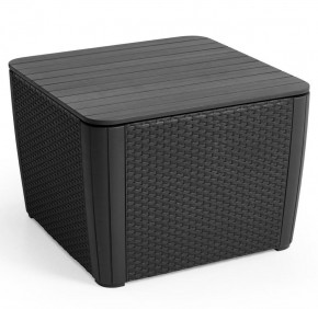 Стол-сундук Лузон Плюс (Luzon Plus Flat Wicker), графит в Губкинском - gubkinskiy.mebel24.online | фото 3