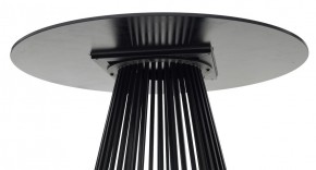 Стол TERNI 120 MATT BLACK MARBLE SOLID CERAMIC Черный мрамор матовый, керамика /Черн.каркас, ®DISAUR в Губкинском - gubkinskiy.mebel24.online | фото 6