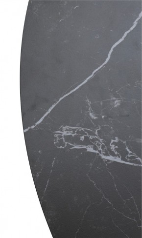 Стол TERNI 120 MATT BLACK MARBLE SOLID CERAMIC Черный мрамор матовый, керамика /Черн.каркас, ®DISAUR в Губкинском - gubkinskiy.mebel24.online | фото 9