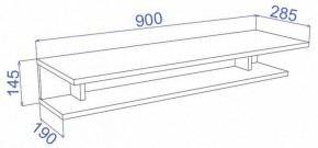 Стол туалетный Cross КП1 в Губкинском - gubkinskiy.mebel24.online | фото 2