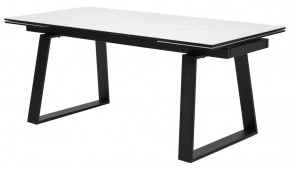 Стол VASTO 180 MARBLES KL-99 Белый мрамор матовый, итальянская керамика/ черный каркас, ®DISAUR в Губкинском - gubkinskiy.mebel24.online | фото