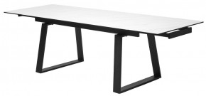 Стол VASTO 180 MARBLES KL-99 Белый мрамор матовый, итальянская керамика/ черный каркас, ®DISAUR в Губкинском - gubkinskiy.mebel24.online | фото 9