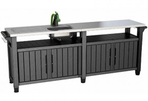 Столик для барбекю 415 Л (Unity Chef 415 L) графит в Губкинском - gubkinskiy.mebel24.online | фото 3