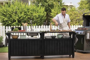 Столик для барбекю 415 Л (Unity Chef 415 L) графит в Губкинском - gubkinskiy.mebel24.online | фото 4