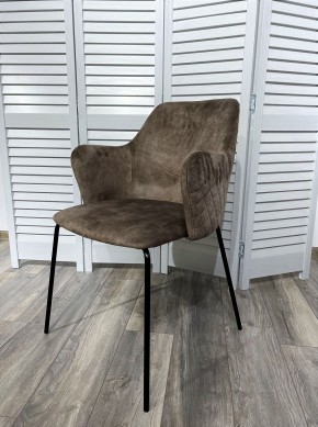 Стул AMARETTO VBP208 античный серо-бежевый/ черный каркас, М-City в Губкинском - gubkinskiy.mebel24.online | фото 1