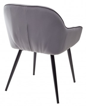 Стул BREEZE BLUVEL-14 GREY, велюр / черный каркас М-City в Губкинском - gubkinskiy.mebel24.online | фото 2