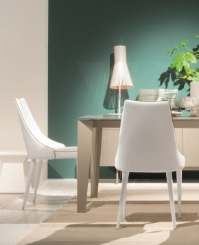 Стул CLARA 40.11 (TR505 white with sand cordonet, экокожа) в Губкинском - gubkinskiy.mebel24.online | фото 3