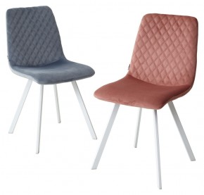 Стул DAIQUIRI BLUVEL-52 PINK / белый каркас, велюр М-City в Губкинском - gubkinskiy.mebel24.online | фото 2