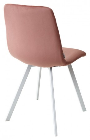 Стул DAIQUIRI BLUVEL-52 PINK / белый каркас, велюр М-City в Губкинском - gubkinskiy.mebel24.online | фото 3