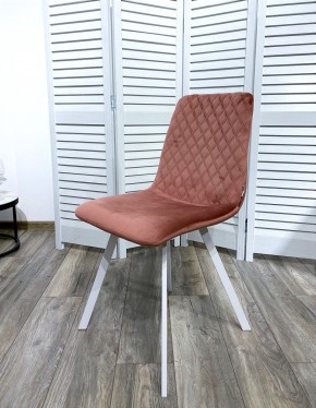 Стул DAIQUIRI BLUVEL-52 PINK / белый каркас, велюр М-City в Губкинском - gubkinskiy.mebel24.online | фото 7