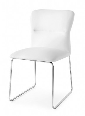 Стул FRIDA CB/1806-SK  MT.P77 CHROMED/  SKUBA S92 OPTIC WHITE в Губкинском - gubkinskiy.mebel24.online | фото 1