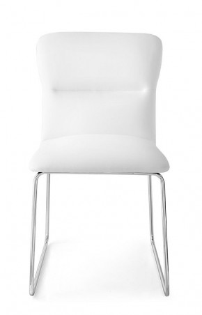 Стул FRIDA CB/1806-SK  MT.P77 CHROMED/  SKUBA S92 OPTIC WHITE в Губкинском - gubkinskiy.mebel24.online | фото 3