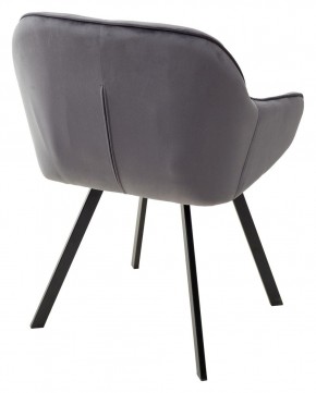 Стул GALE 360 град. поворот. BLUVEL-14 GREY, велюр/ черный каркас, М-City в Губкинском - gubkinskiy.mebel24.online | фото 3