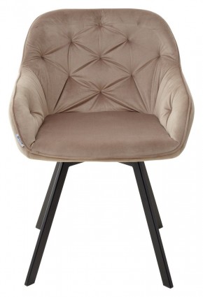 Стул GALE 360 град. поворот. BLUVEL-40 BEIGE, велюр/ черный каркас, М-City в Губкинском - gubkinskiy.mebel24.online | фото 6