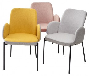 Стул NIKKI VF109 розовый / VF110 брусничный М-City в Губкинском - gubkinskiy.mebel24.online | фото 2