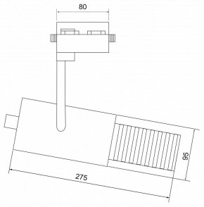 Светильник на штанге Elektrostandard Forema a060612 в Губкинском - gubkinskiy.mebel24.online | фото 3