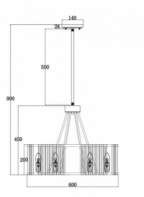 Светильник на штанге Maytoni Solar MOD087PL-06G в Губкинском - gubkinskiy.mebel24.online | фото 4