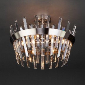 Светильник на штанге TK Lighting Steccato 10111/5 сатин-никель/прозрачный хрусталь Strotskis в Губкинском - gubkinskiy.mebel24.online | фото 3