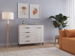 СВЕТЛАНА LOFT Комод-тумба (сосна белая loft) в Губкинском - gubkinskiy.mebel24.online | фото 3