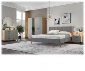 СВЕТЛАНА LOFT Спальный гарнитур (модульный) (дуб золотой/серый) в Губкинском - gubkinskiy.mebel24.online | фото