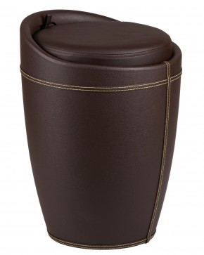 Табурет с местом для хранения LM-1100HPVC, коричневый в Губкинском - gubkinskiy.mebel24.online | фото 2