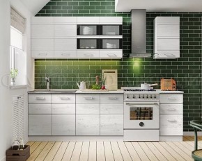 ТЕХНО-2 Кухонный гарнитур 2,0 в Губкинском - gubkinskiy.mebel24.online | фото 2