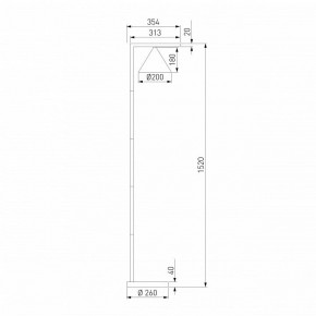 Торшер Elektrostandard Bevel a068473 в Губкинском - gubkinskiy.mebel24.online | фото 2