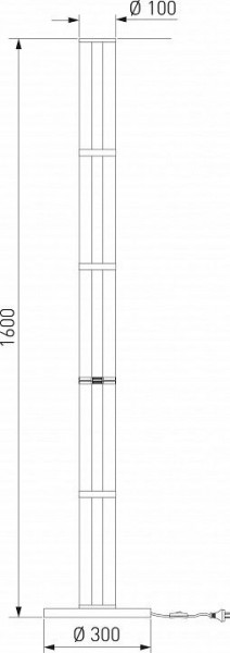 Торшер Eurosvet Stark 80537/1 латунь в Губкинском - gubkinskiy.mebel24.online | фото 5
