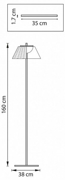 Торшер Lightstar Napoli 794718 в Губкинском - gubkinskiy.mebel24.online | фото 6