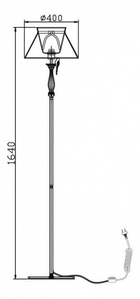 Торшер Maytoni Bird ARM013-22-W в Губкинском - gubkinskiy.mebel24.online | фото 8