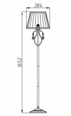 Торшер Maytoni Brionia ARM172-11-G в Губкинском - gubkinskiy.mebel24.online | фото 2