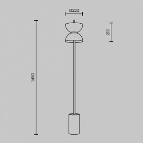 Торшер Maytoni Kyoto MOD178FL-L11B3K в Губкинском - gubkinskiy.mebel24.online | фото 3