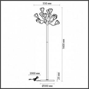 Торшер Odeon Light Gardi 5090/12F в Губкинском - gubkinskiy.mebel24.online | фото 5