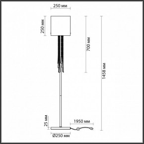 Торшер Odeon Light Nicole 4886/1F в Губкинском - gubkinskiy.mebel24.online | фото 4