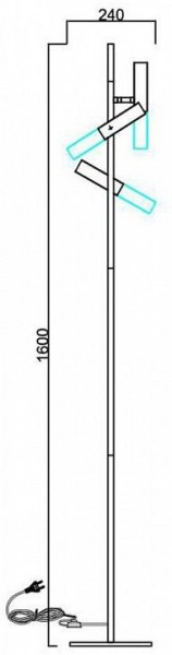 Торшер ST-Luce Eclip SL1236.405.03 в Губкинском - gubkinskiy.mebel24.online | фото 5