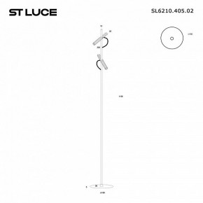 Торшер ST-Luce LILT SL6210.405.02 в Губкинском - gubkinskiy.mebel24.online | фото 2
