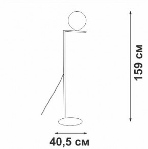 Торшер Vitaluce V3033 V3033-1/1P в Губкинском - gubkinskiy.mebel24.online | фото 4