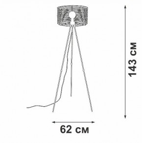 Торшер Vitaluce V3099 V3099-1/1P в Губкинском - gubkinskiy.mebel24.online | фото 4
