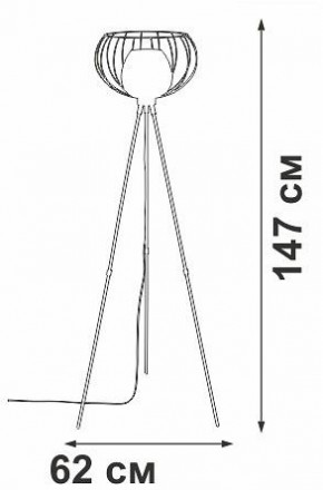 Торшер Vitaluce V3100 V3100-1/1P в Губкинском - gubkinskiy.mebel24.online | фото 4