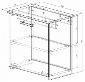 Тумба Агата АТ-10 в Губкинском - gubkinskiy.mebel24.online | фото 3