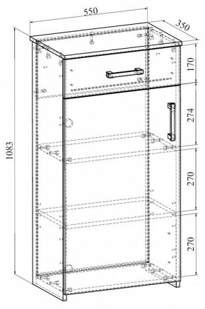 Тумба Агата АТ-2 в Губкинском - gubkinskiy.mebel24.online | фото 4