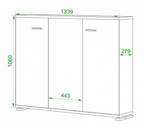 Тумба Домино нельсон ПУ-60-4 в Губкинском - gubkinskiy.mebel24.online | фото 2