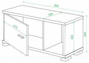Тумба комбинированная Домино СБ-30/1 в Губкинском - gubkinskiy.mebel24.online | фото 3