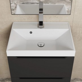 Тумба под раковину Uperwood Tanos 50 см, подвесная, черная матовая в Губкинском - gubkinskiy.mebel24.online | фото 10