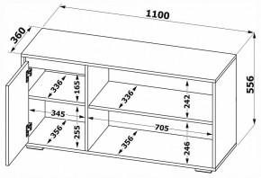 Тумба под ТВ Т-2 в Губкинском - gubkinskiy.mebel24.online | фото 7